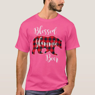 Seligen Glammie Bear Red Buffalo Karo Kariert Gran T-Shirt