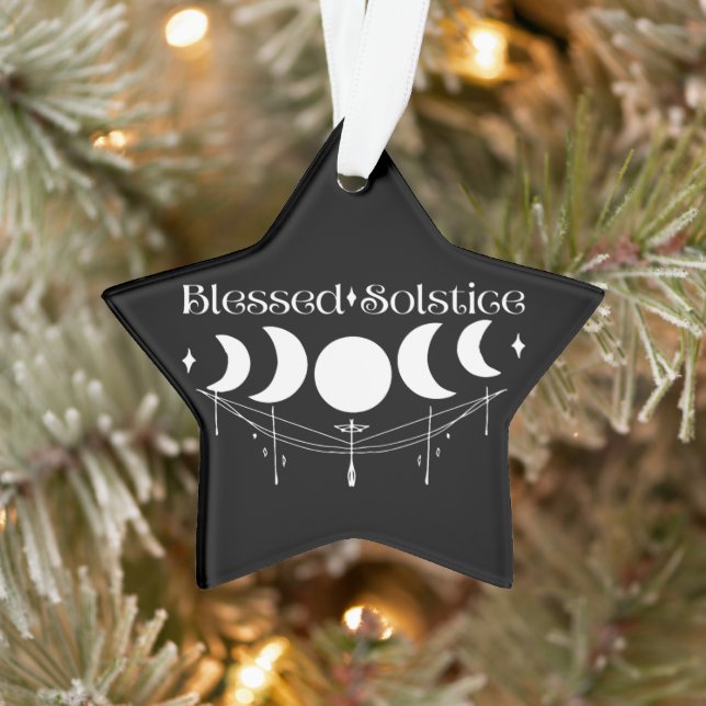 Seligen Solstice Wicca Pagan Witchy Ornament (Baum)