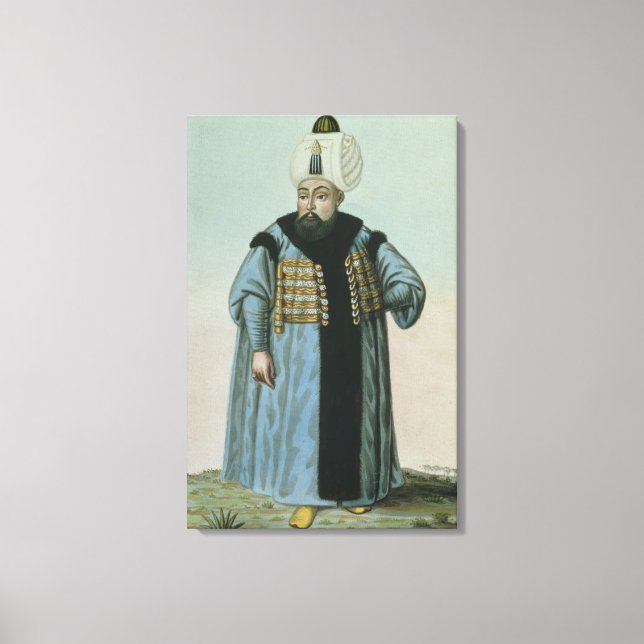 Selim II (1524-74), genannt "Sari", Blonde oder Leinwanddruck (Vorderseite)