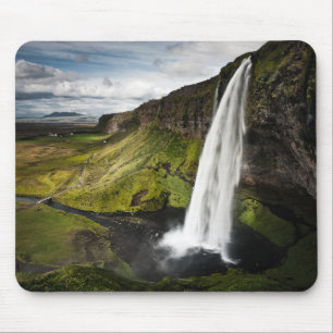 Seljalandsfoss Wasserfall   Island Mousepad