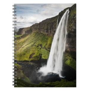 Seljalandsfoss Wasserfall   Island Notizblock