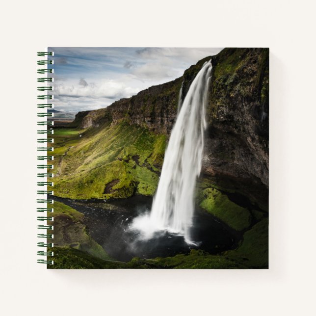 Seljalandsfoss Wasserfall | Island Notizbuch (Vorderseite)