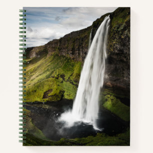 Seljalandsfoss Wasserfall   Island Notizbuch