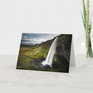 Seljalandsfoss Waterfall   Iceland Karte