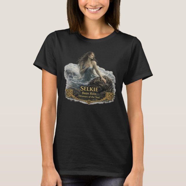 Selkie Folklore Shirt – Woman of the Sea (Vorderseite)