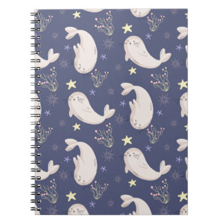 Selkie-Kunstposter | Whimsical-Ozean-Illustration Notizblock