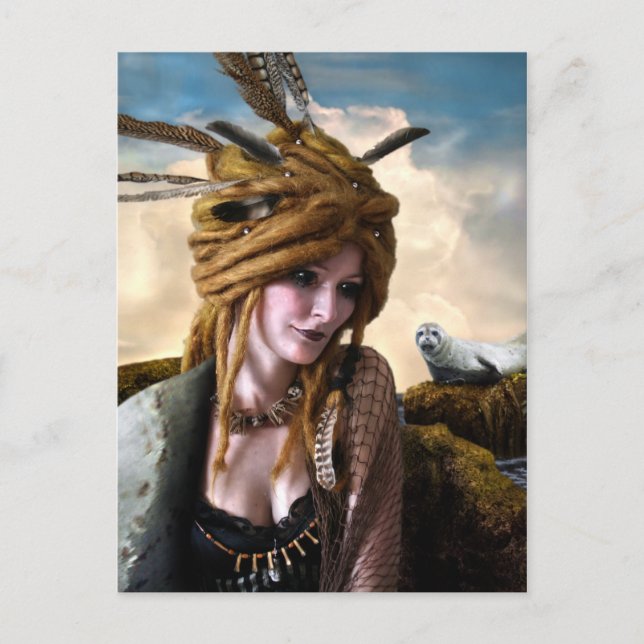 Selkie Postcard Postkarte (Vorderseite)