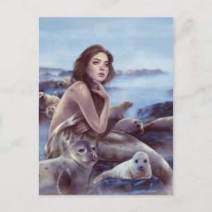 Selkie Postkarte