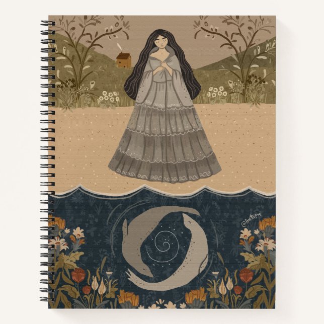 Selkie Tapestry A4-Notebook Notizbuch (Vorderseite)
