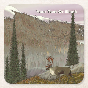 Selkirk Caribbean Rechteckiger Pappuntersetzer