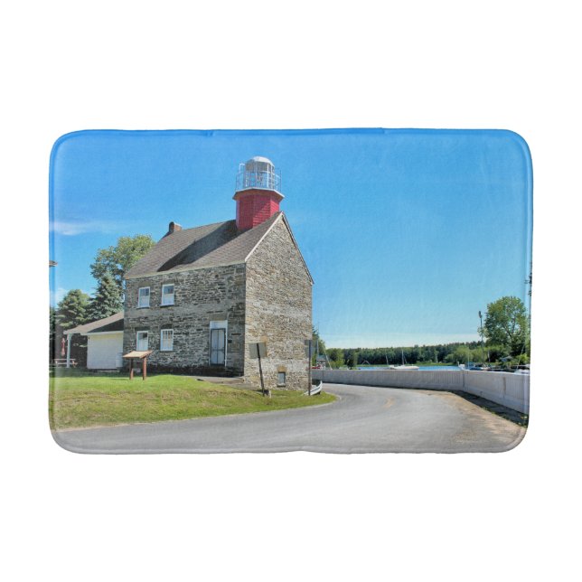 Selkirk Lighthouse, New York Bath Mat Badematte (Vorderseite)