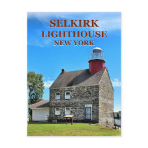 Selkirk Lighthouse, New York Postcard