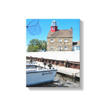 Selkirk Lighthouse, New York Wrapped Canvas