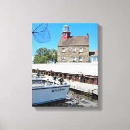 Selkirk Lighthouse, New York Wrapped Canvas Leinwanddruck