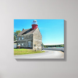 Selkirk Lighthouse, New York Wrapped Canvas Leinwanddruck