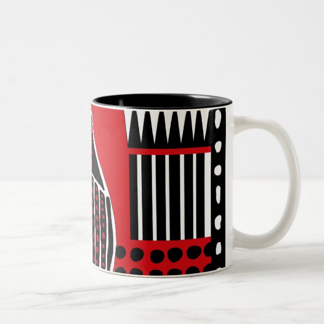 Selknam Kaffee-Tasse Zweifarbige Tasse (Rechts)