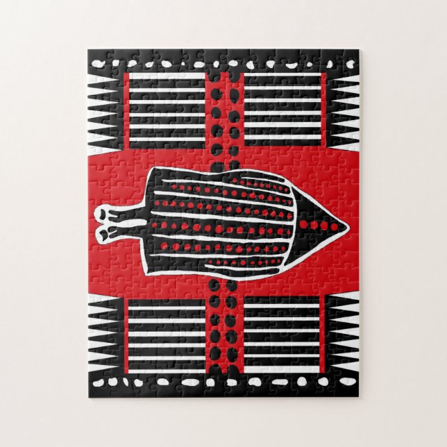 Selknam Puzzlespiel (Vertikal)