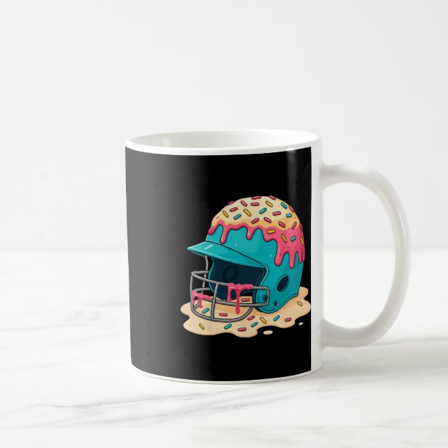 Sell Catcher Helmet With Face Mask Ice-cream Dripp Kaffeetasse (Rechts)