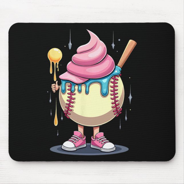 Sell Ice Cream Drip _5  Mousepad (Vorne)
