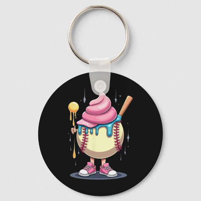 Sell Ice Cream Drip _5  Schlüsselanhänger (Vorderseite)