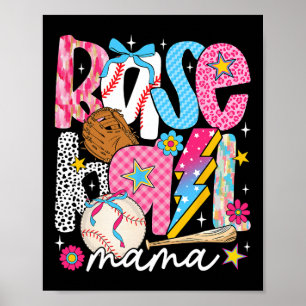 Sell Mama Coquette Bow Game Day verkaufen Mama Müt Poster