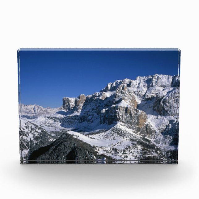 Sella Gruppe Winter Holiday Card Poster Fotoblock (Vorderseite)