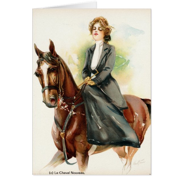 Selle de femme de jeune Madame équitation (Devant)