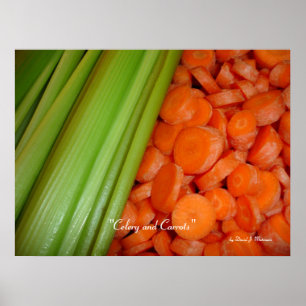 Sellerie und Karrots Poster