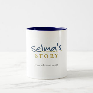 Selmas Geschichten-Tasse Zweifarbige Tasse