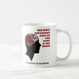 Selon le Cerveau drôle Mug