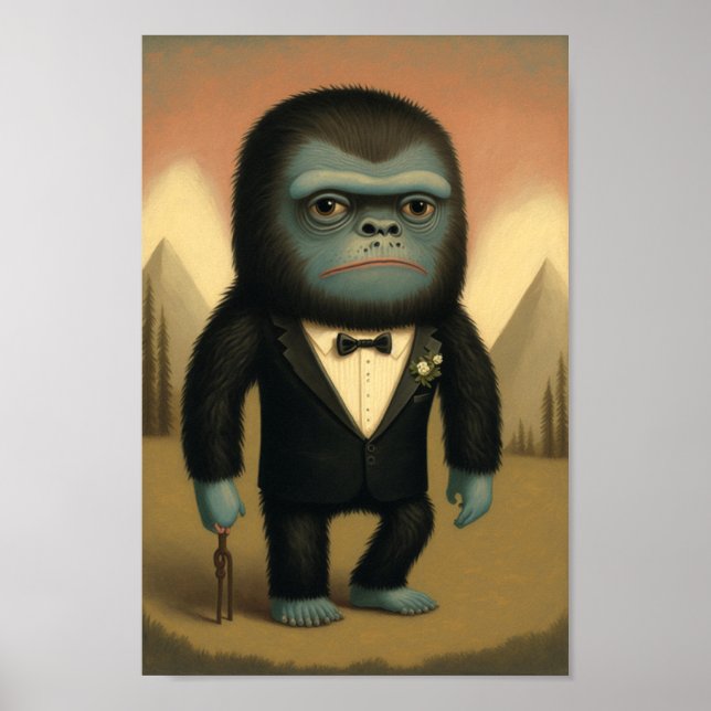 Selrd Fantasy Bigfoot Sasquatch Typ Poster (Vorne)