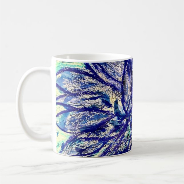 Selten Blue Dahlia Kaffeetasse (Links)