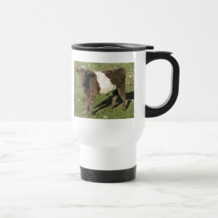 Selten Dun Belted Galloway Calf Reisebecher