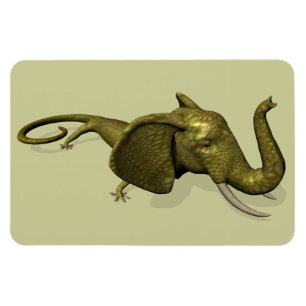 Selten Geckophant Magnet