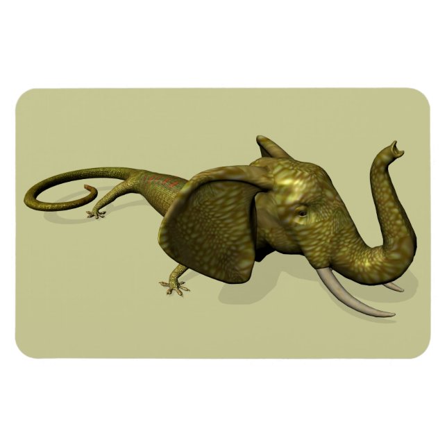 Selten Geckophant Magnet (Horizontal)