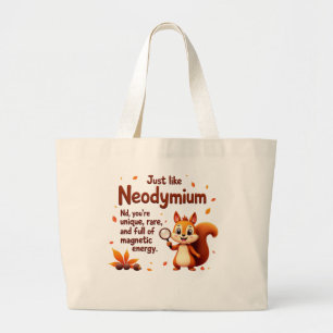 Selten wie Neodym - Niedliches Squirre - Beutel Jumbo Stoffbeutel