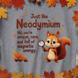 Selten wie Neodymium - Niedlicher Eichhörnchen-Ern Hoodie