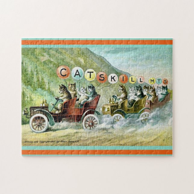 Seltene Catskill-Bergkatzen 11x14 (Horizontal)