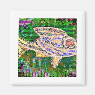 Seltene goldene Fische - Fantasie-Fantasien Magnet