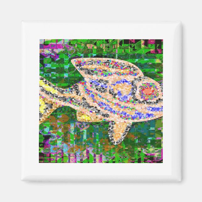 Seltene Goldfische - Fantasievorstellungen Magnet (Vorne)