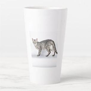 Seltene Katze Egyptian Mau Milchtasse