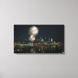 Seltene Leinwand**Pittsburgh Foto Leinwanddruck