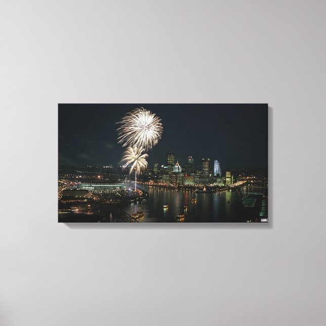 Seltene Leinwand**Pittsburgh Foto Leinwanddruck (Vorderseite)