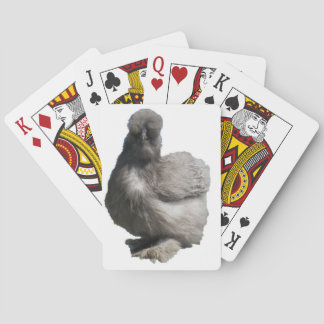 Seltene Niedliche Hühnerzucht Blue Silkie Hen Poul Spielkarten