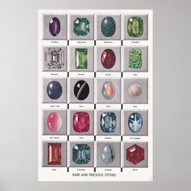 Seltene und Wertvolle Stone Poster (Vorne)
