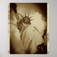 Seltene Vintage Freiheitsstatue Historisches Bild