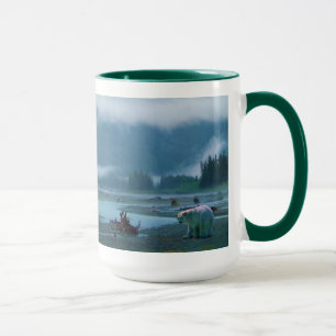 Seltener Geistbär und Misty BC River Tasse