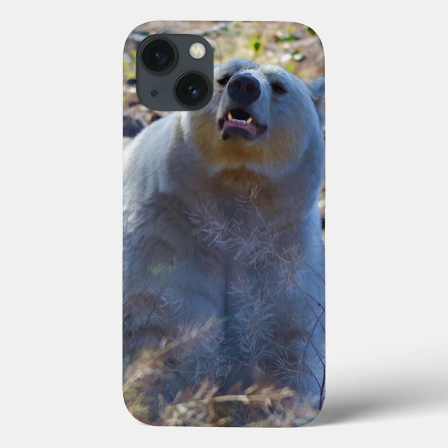 Seltener Kermode Bär (Geistbär) Wildlife Scene Case-Mate iPhone Hülle (Rückseite)