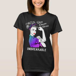 Seltener Krankheits-Krieger unzerbrechlich T-Shirt
