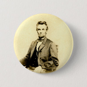 SELTENER Präsident Abraham Lincoln STEREOVIEW Button